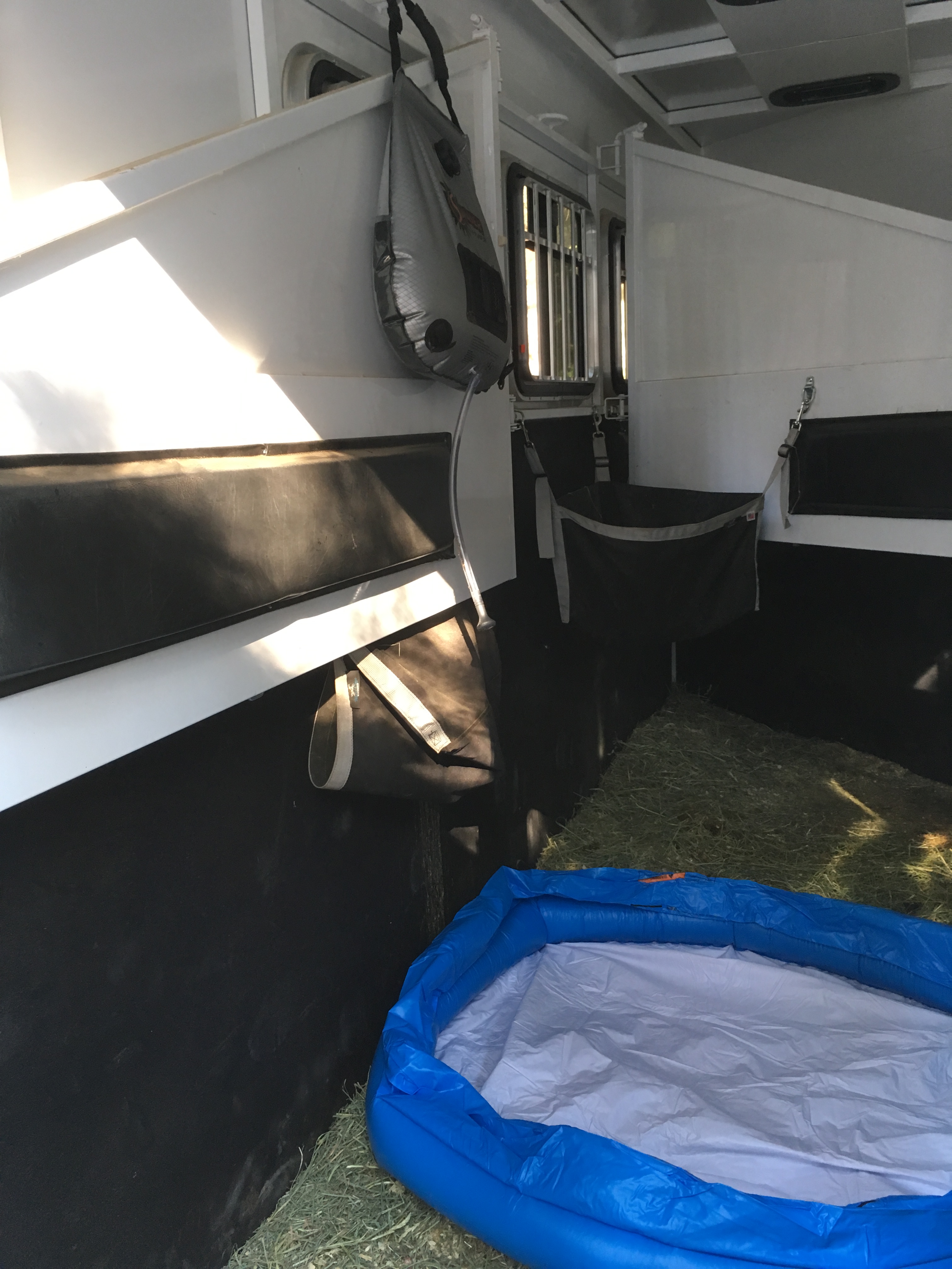 How to Go Horse Camping - Shower in your Trailer