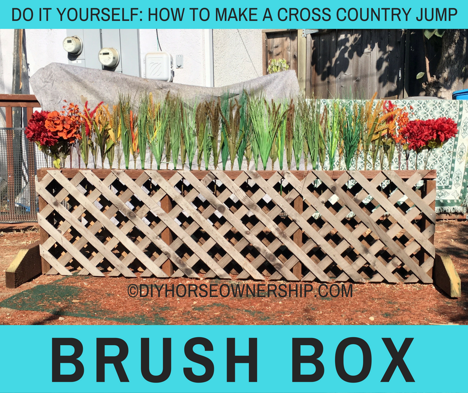 DIY How to make a brush box jump