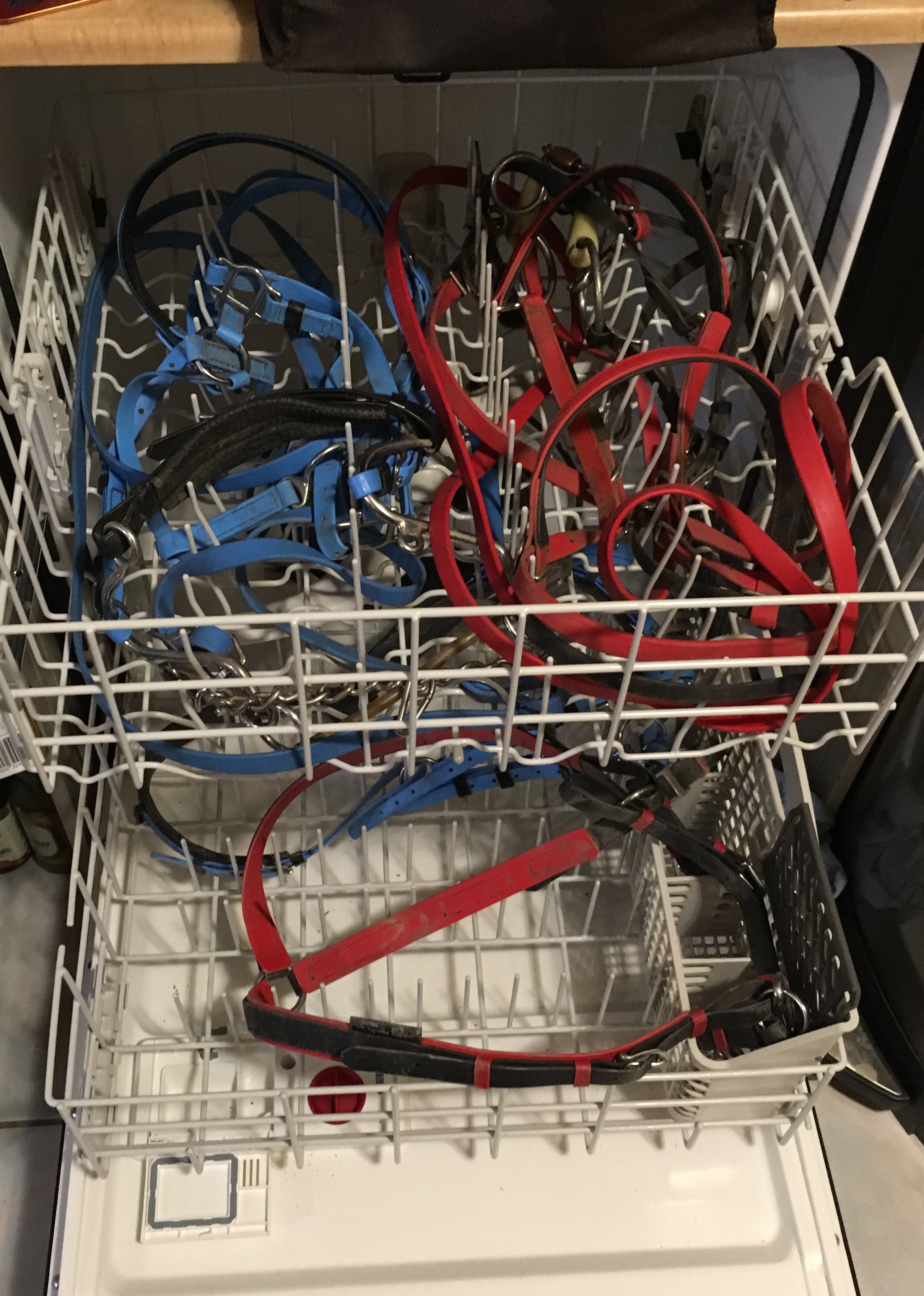 beta biothane tack in dishwasher
