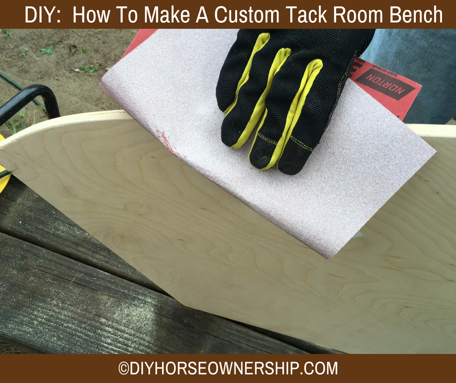 DIY How to make a custom trailer tack room storage bench